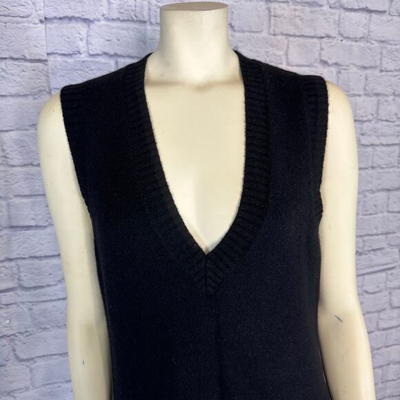 Lauren Ralph Lauren Cashmere & wool black dress size Large - Picture 4 of 14